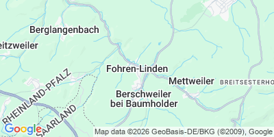 Karte Fohren-Linden