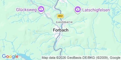 Karte Forbach