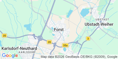 Karte Forst