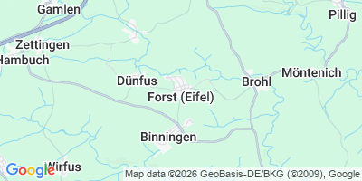 Karte Forst (Eifel)