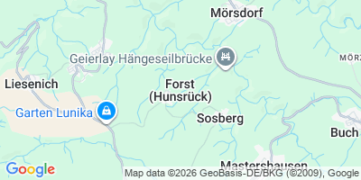 Karte Forst (Hunsrück)