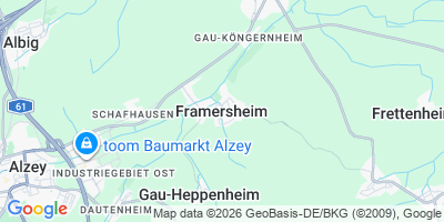 Karte Framersheim