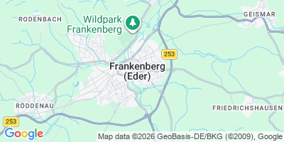 Karte Frankenberg (Eder)