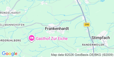 Karte Frankenhardt
