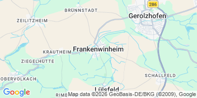 Karte Frankenwinheim