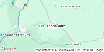Karte Frauenprießnitz