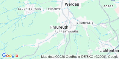Karte Fraureuth