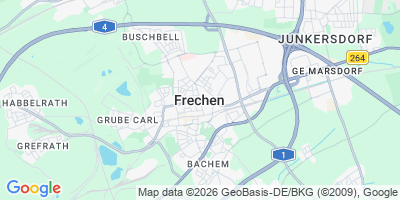 Karte Frechen