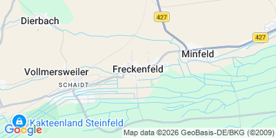 Karte Freckenfeld