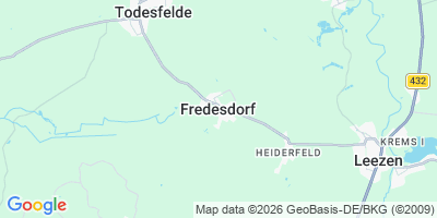 Karte Fredesdorf