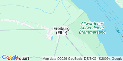 Karte Freiburg (Elbe)