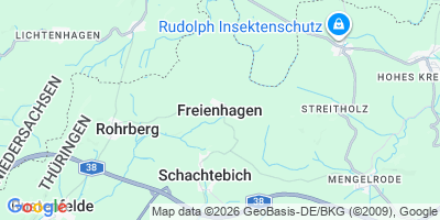 Karte Freienhagen