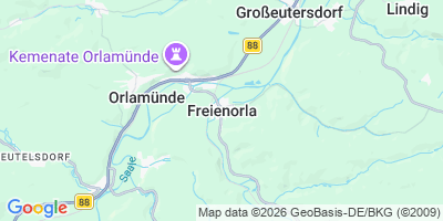 Karte Freienorla