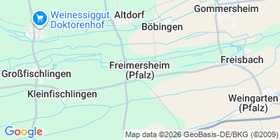 Karte Freimersheim (Pfalz)