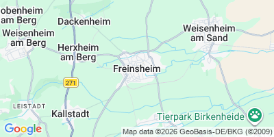 Karte Freinsheim