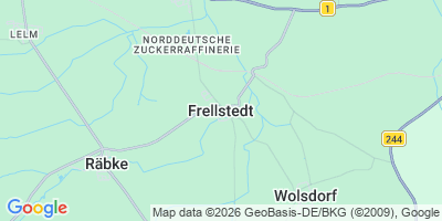 Karte Frellstedt