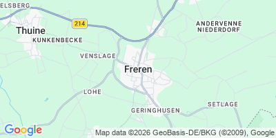 Karte Freren