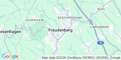 Karte Freudenberg