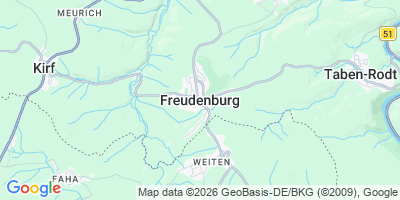 Karte Freudenburg