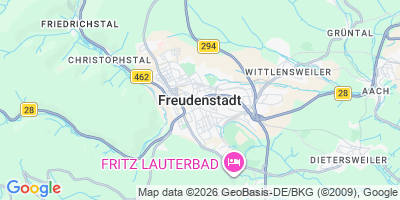 Karte Freudenstadt