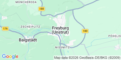 Karte Freyburg (Unstrut)