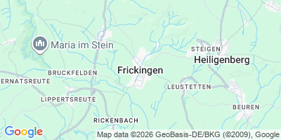 Karte Frickingen