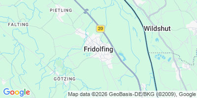 Karte Fridolfing
