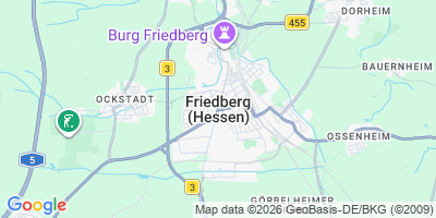 Karte Friedberg (Hessen)