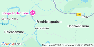 Karte Friedrichsgraben