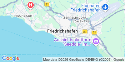 Karte Friedrichshafen