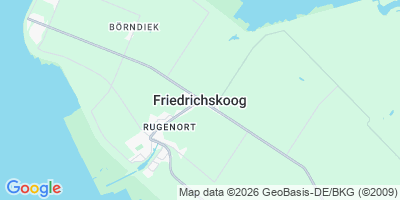 Karte Friedrichskoog