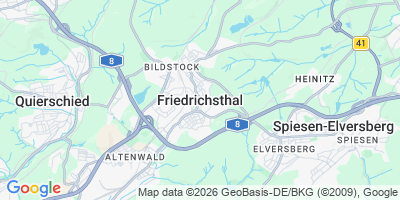 Karte Friedrichsthal
