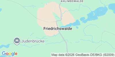 Karte Friedrichswalde
