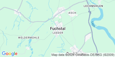 Karte Fuchstal