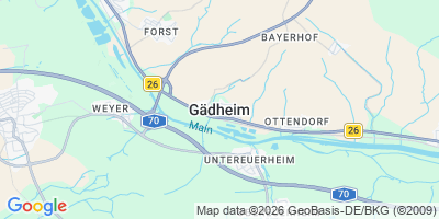 Karte Gädheim