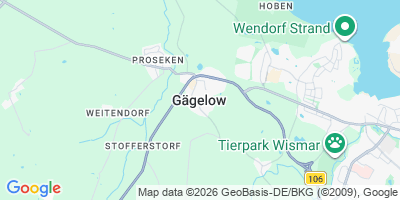 Karte Gägelow