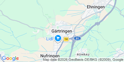 Karte Gärtringen