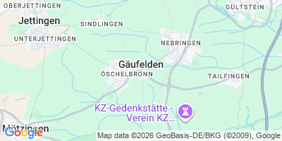 Karte Gäufelden