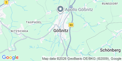 Karte Gößnitz