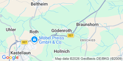Karte Gödenroth