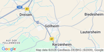 Karte Göllheim