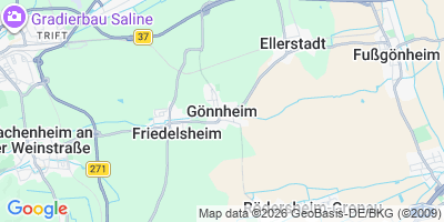 Karte Gönnheim