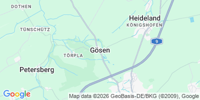 Karte Gösen