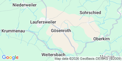 Karte Gösenroth
