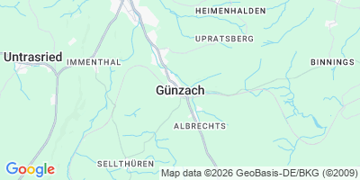 Karte Günzach