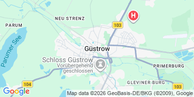 Karte Güstrow