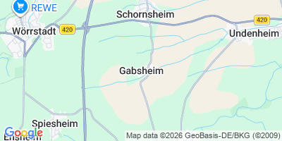 Karte Gabsheim