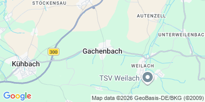 Karte Gachenbach