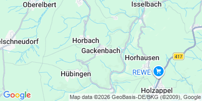 Karte Gackenbach