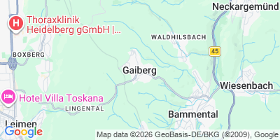 Karte Gaiberg